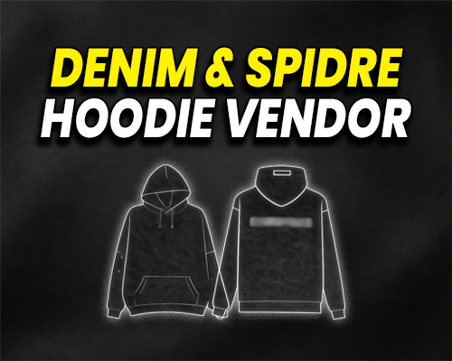 Denim & Spidre Hoodie Vendor